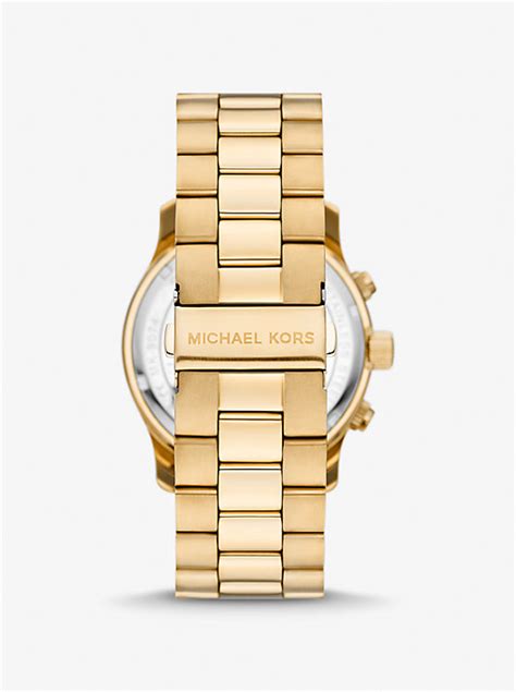 michael kors watch 250300|michael kors oversized runway watch.